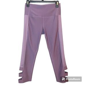 Apana Purple Workout Capri Leggings Size Small